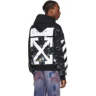 Off-White SSENSE Exclusive Black Galaxy Brush Hoodie
