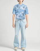 Palm Angels Mens Shirt Light in Blue