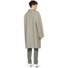 Maison Margiela SSENSE Exclusive Tan Wool Check Coat