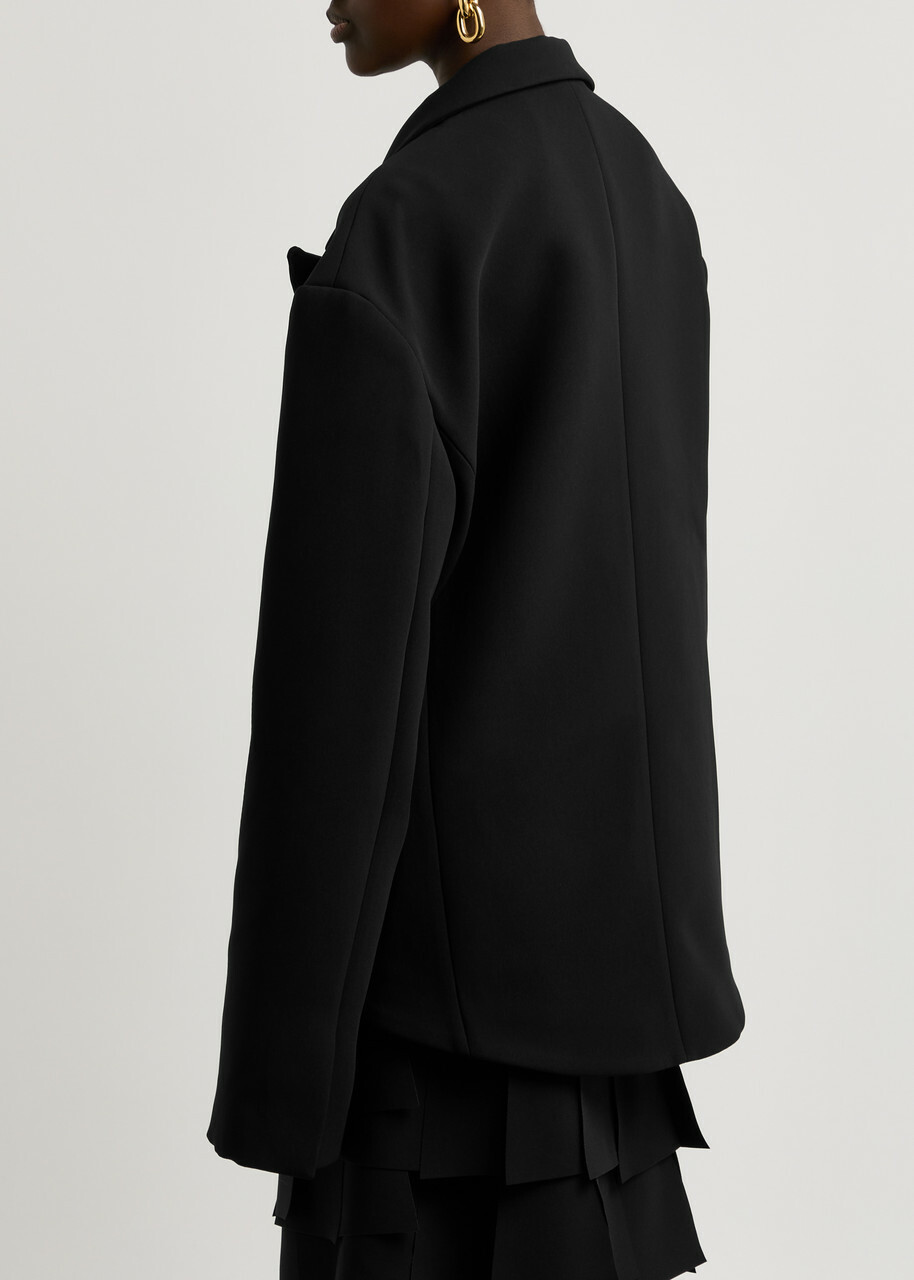 A.W.A.K.E Mode Crepe Blazer Black