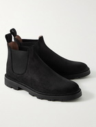 Manolo Blahnik - Valist Suede Chelsea Boots - Black