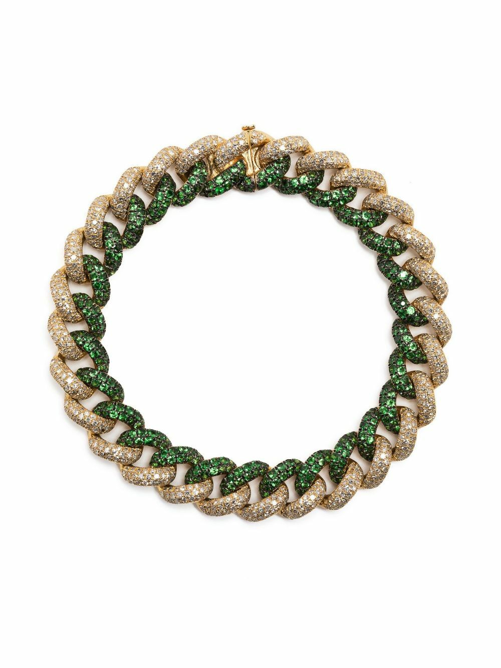 SHAY 18K Yellow Gold Garnet And Diamond Essential Bracelet