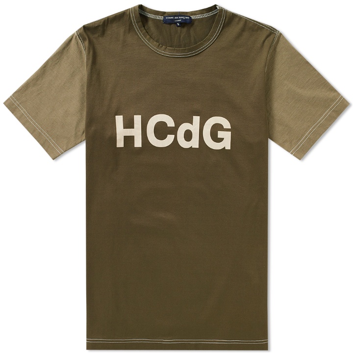 Photo: Comme des Garcons Homme Garment Dyed Logo Tee