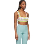 Marco Rambaldi Multicolor Crochet Bra Tank Top