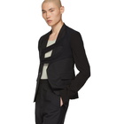 Rick Owens Black Hustler Blazer