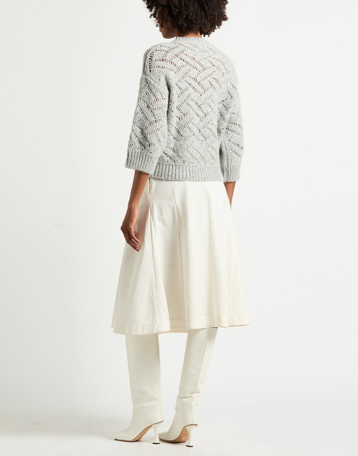 Peserico Womens Sweater Light in Grey
