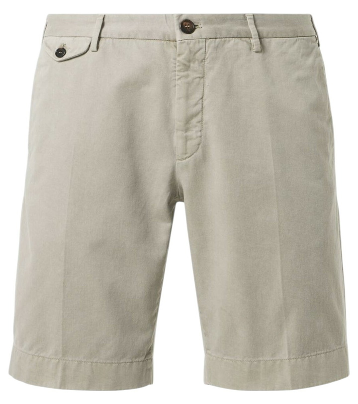 Photo: Incotex Cotton slim Bermuda shorts