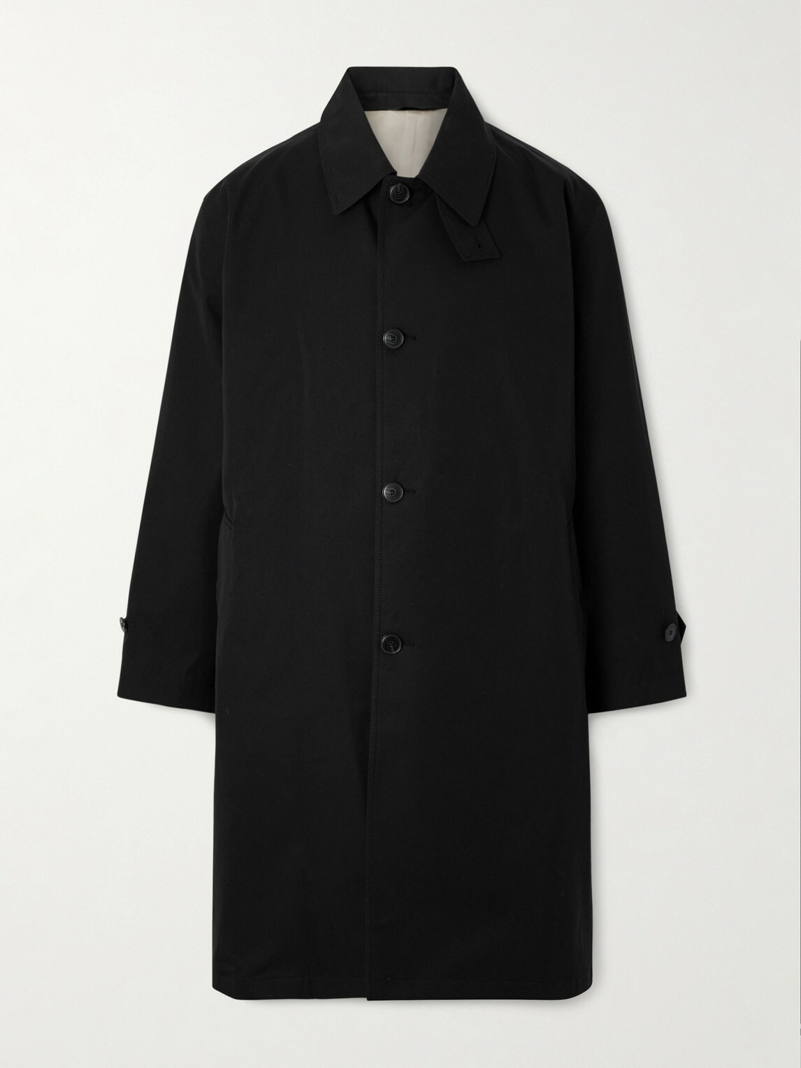 mfpen - Client Cotton-Gabardine Coat - Black