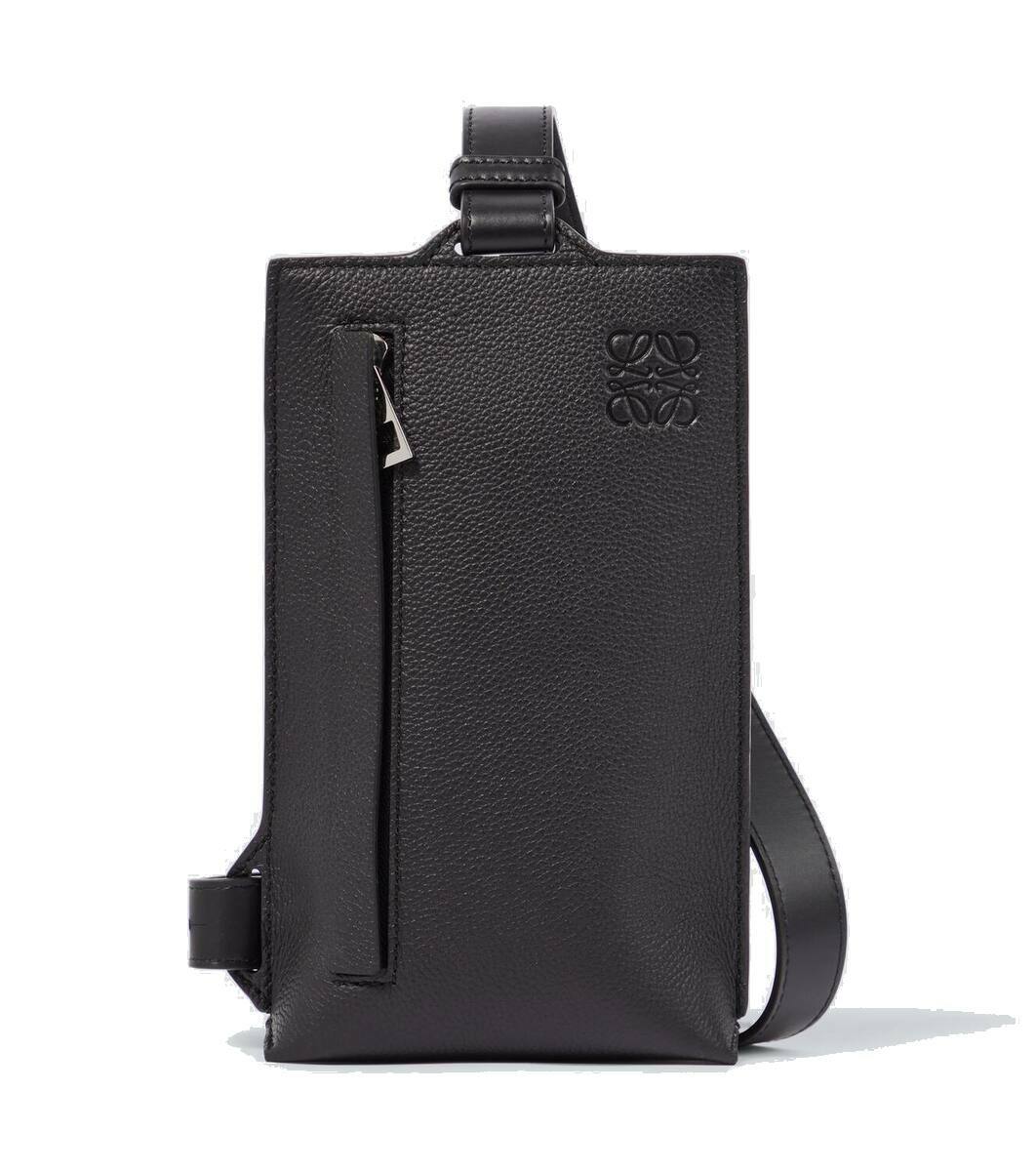 Loewe Vertical T Pocket grained leather belt bag Loewe