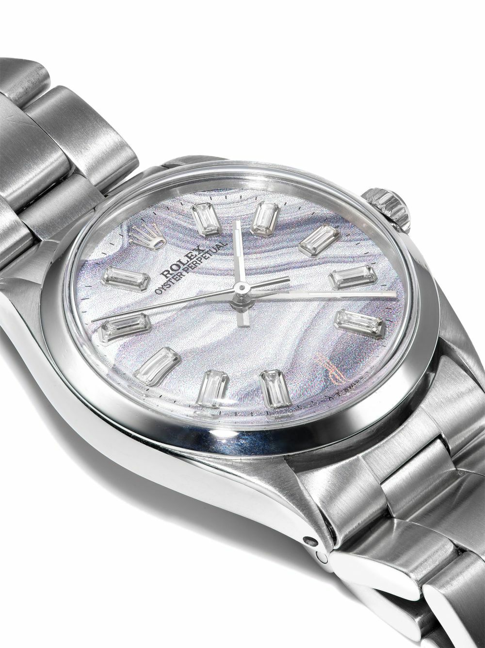 Jacquie Aiche Grey Reworked Vintage Rolex Oyster Perpetual Watch