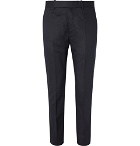 Berluti - Navy Slim-Fit Cotton and Linen-Blend Twill Suit Trousers - Men - Navy