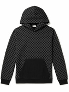 Moncler - Logo-Print Cotton-Jersey Hoodie - Black