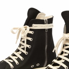 Rick Owens DRKSHDW Women's Denim Sneakers in Black/Milk