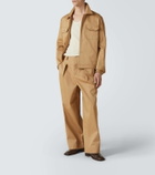 King & Tuckfield Cotton wide-leg pants