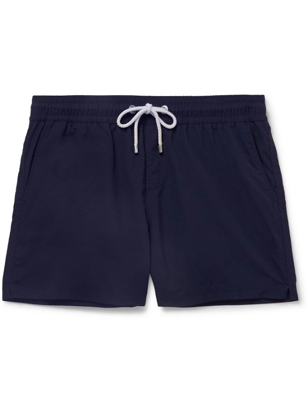Photo: ATALAYE - Fregate Short-Length Swim Shorts - Blue