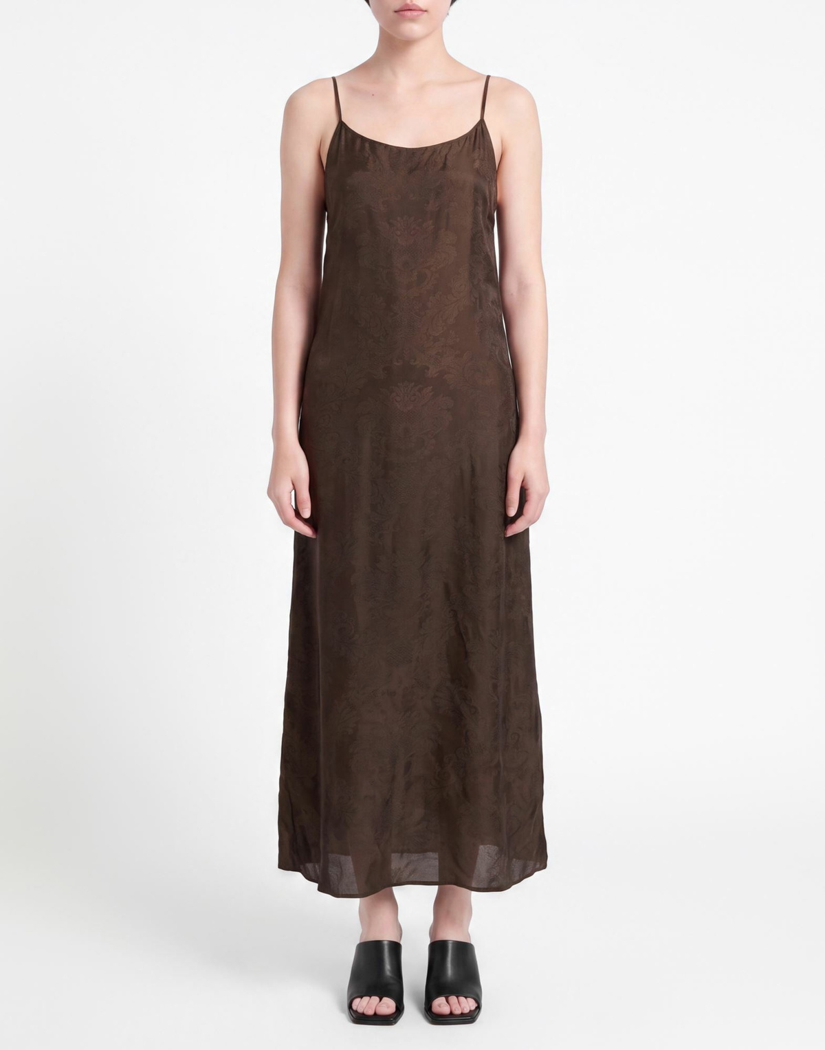 Uma Wang Womens Midi dress in Brown