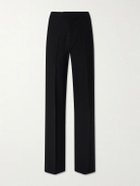 TOM FORD - Straight-Leg Wool Trousers - Black
