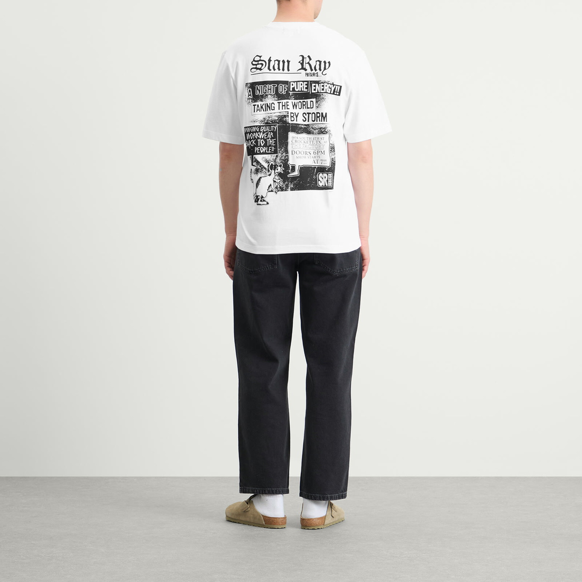 Stan Ray Men's Hardcore T-Shirt in White