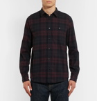 Norse Projects - Anton Button-Down Collar Checked Cotton-Flannel Shirt - Men - Burgundy