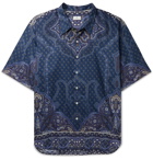 ETRO - Printed Cotton Shirt - Blue