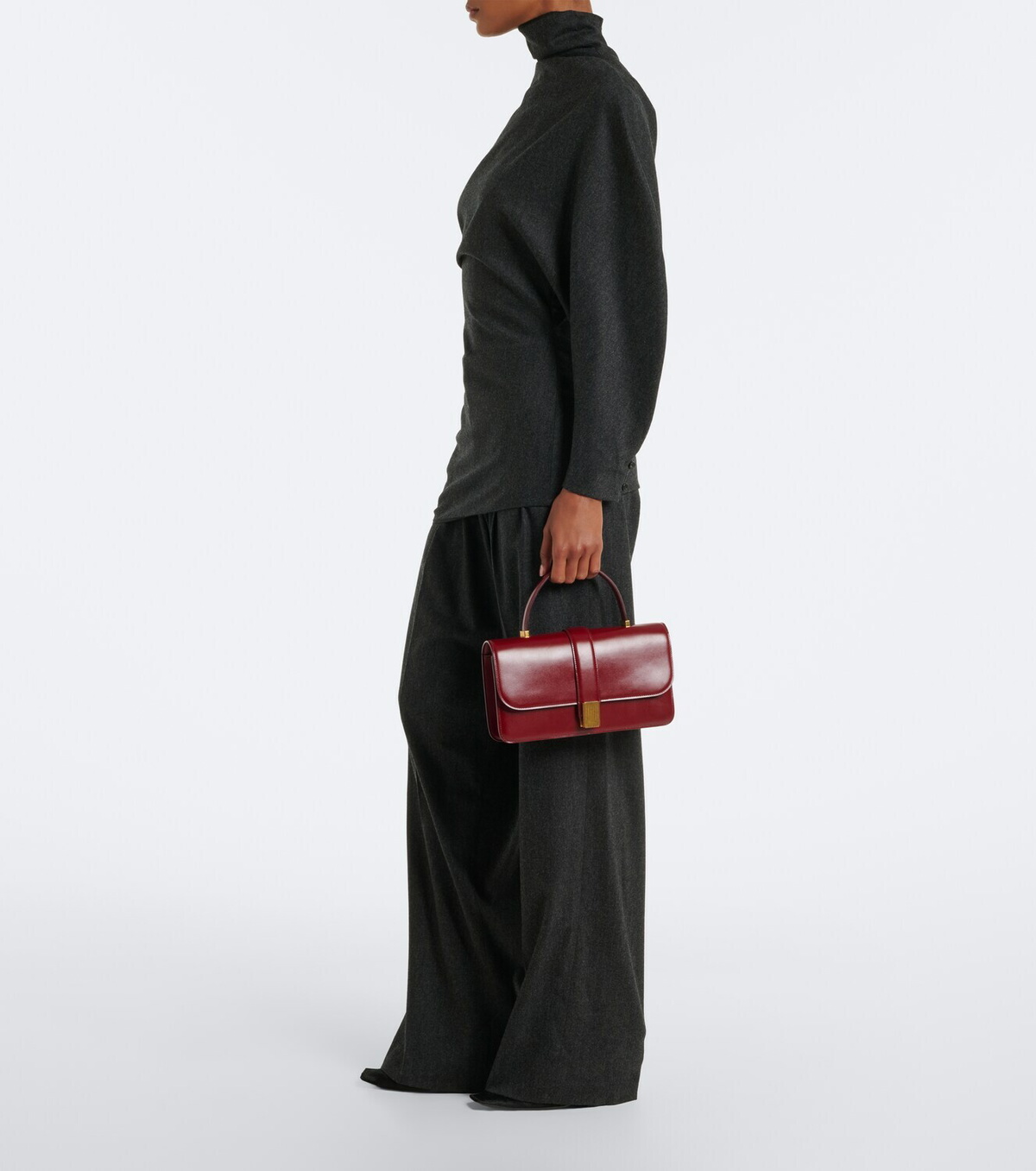 Khaite Blake Medium leather top-handle bag