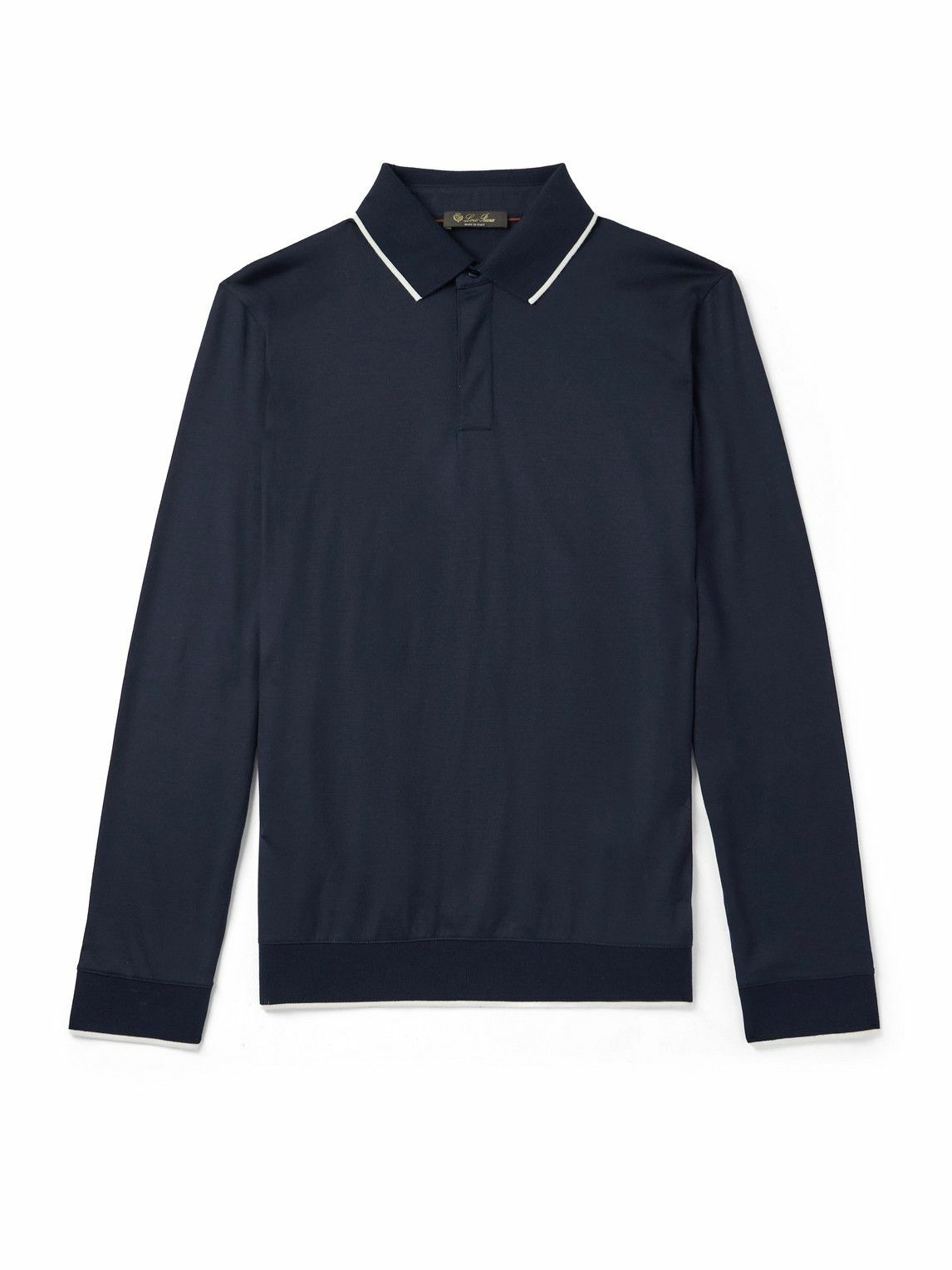 Loro Piana - Wish® Wool Polo Shirt - Blue
