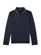 Loro Piana - Wish® Wool Polo Shirt - Blue