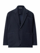 Monitaly - Seersucker Suit Jacket - Blue