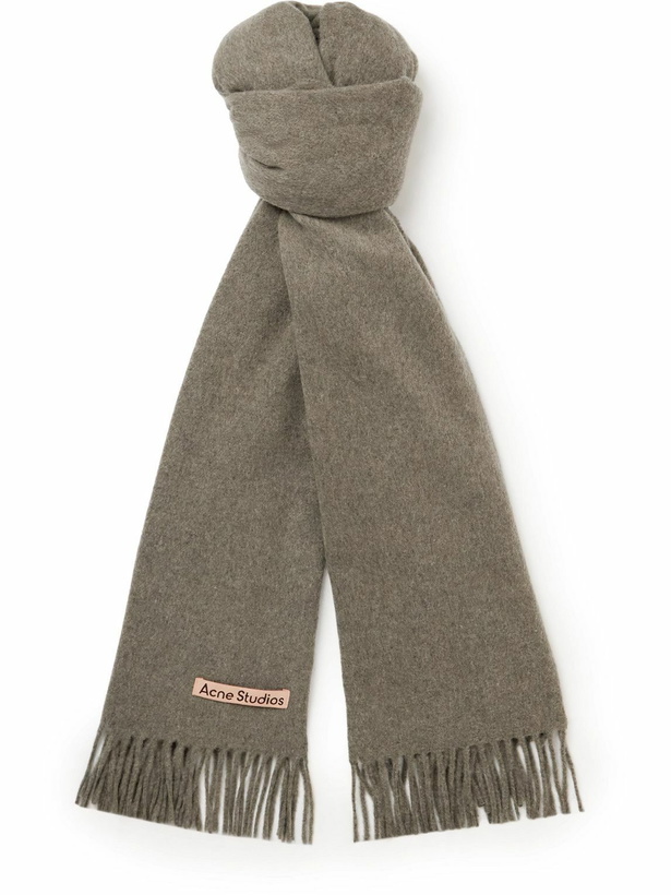 Photo: Acne Studios - Fringed Wool Scarf