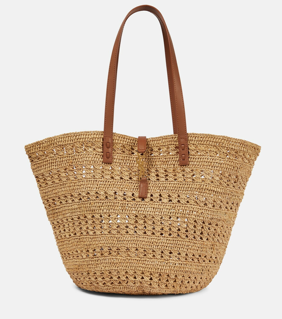 Saint Laurent Panier Medium raffia tote Saint Laurent