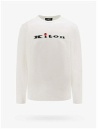 Kiton Ciro Paone   Sweatshirt White   Mens
