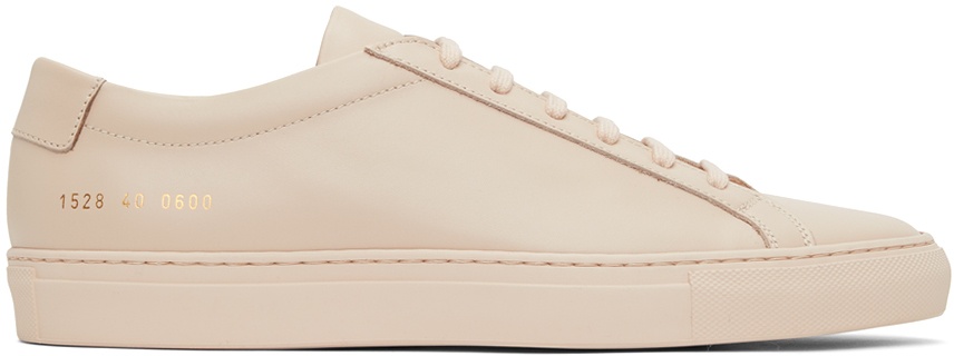 Photo: Common Projects Pink Original Achilles Low Sneakers