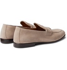 Brunello Cucinelli - Suede Penny Loafers - Brown