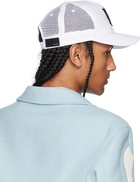 AMIRI White M.A. Logo Trucker Cap