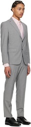 BOSS Gray Slim-Fit Suit