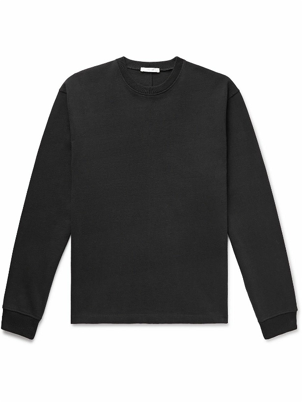 Photo: The Row - Kirk Cotton-Jersey T-Shirt - Black