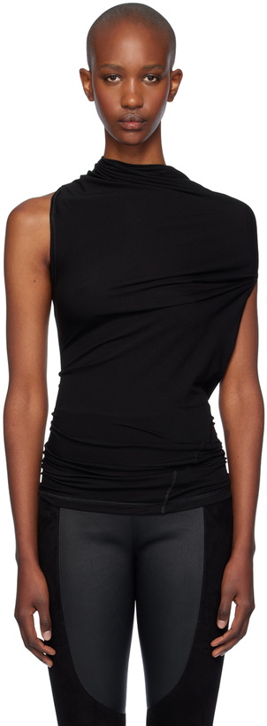Photo: Helmut Lang Black Sleeveless Wind Top