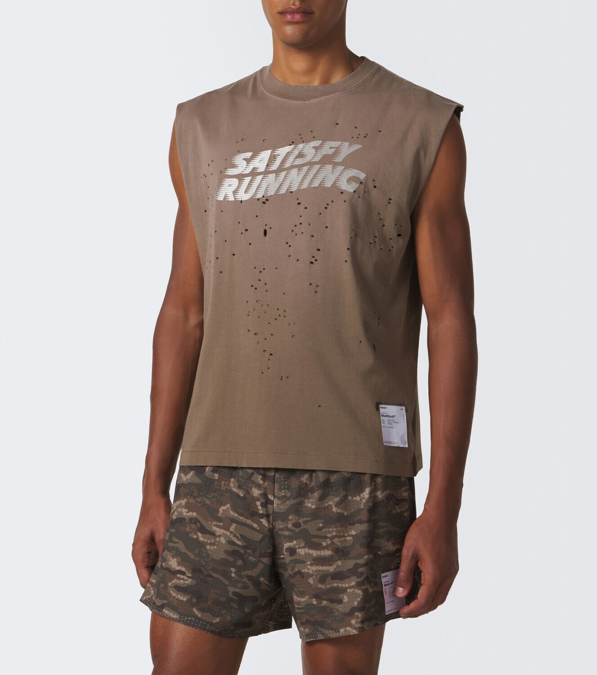 Satisfy MothTech™ printed cotton tank top
