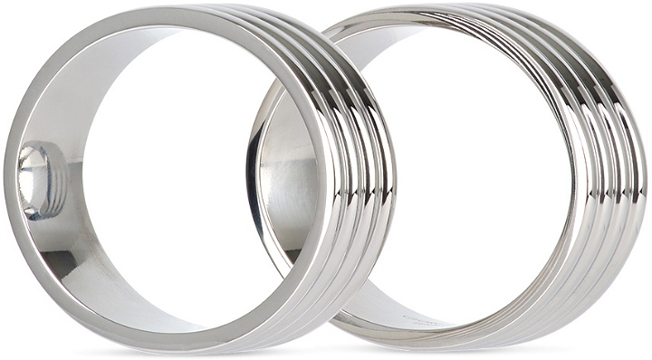 Photo: Georg Jensen Silver Bernadotte Napkin Ring Set