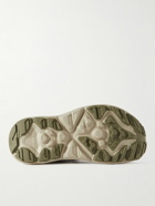 Hoka One One - SKY Hopara Faux Leather and Neoprene Hiking Shoes - Green