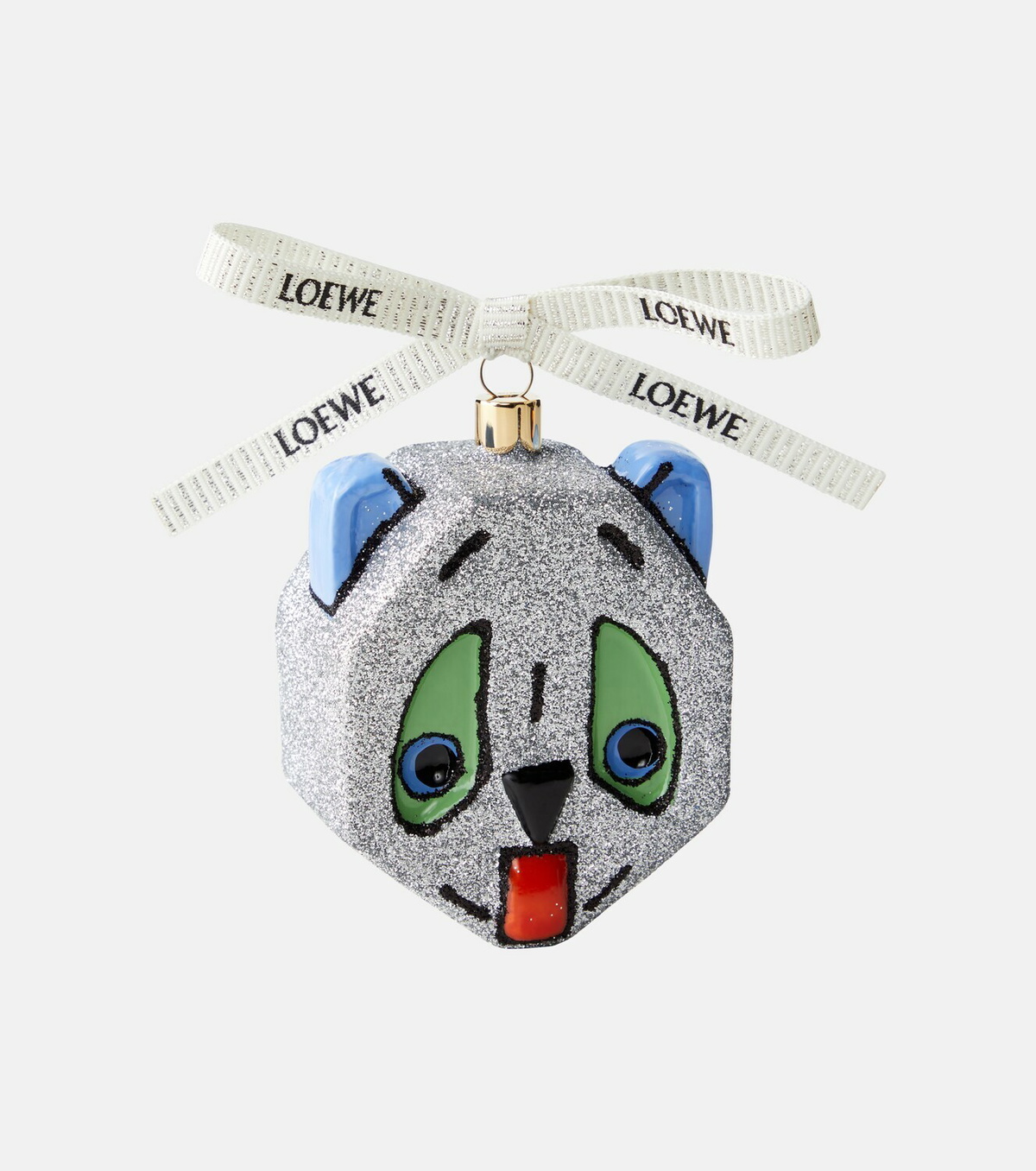 Loewe x Louis Wain glitter glass ornament