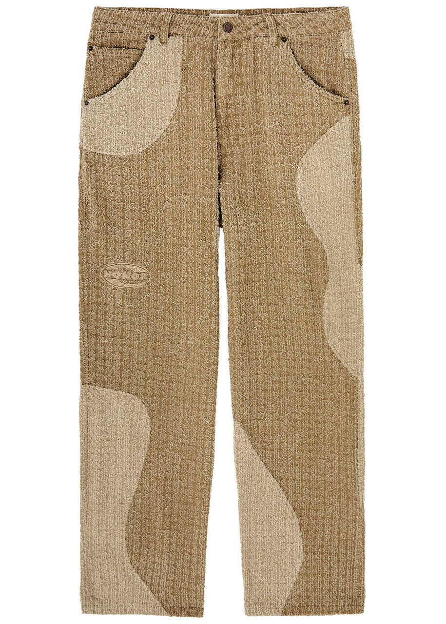 Honor The Gift Groove Distressed Straight-leg Jeans Tan