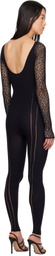 Wolford Black W Net Jumpsuit