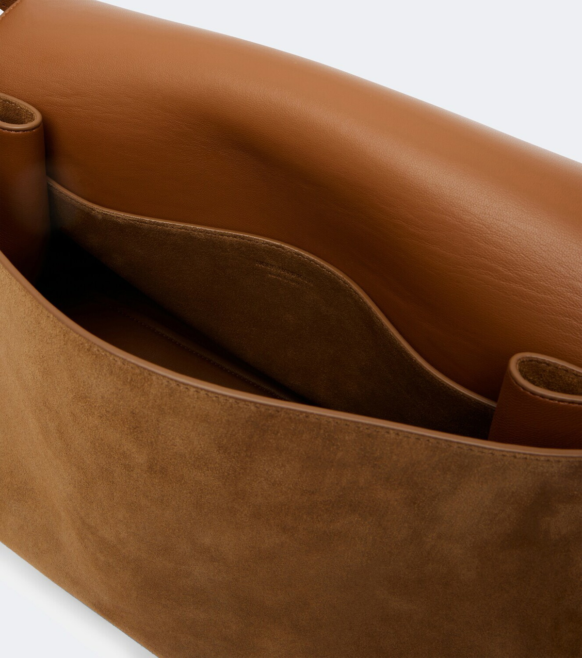 Nour Hammour Amal suede shoulder bag