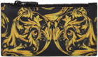Versace Jeans Couture Black & Gold Regalia Baroque Wallet
