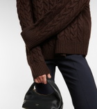 Khaite Maryse cable-knit cashmere sweater