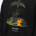 Palm Angels Men's Enzo From The Tropics Popover Hoodie in Black