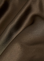 Staud Phoebe Draped Stretch-silk Dress Taupe
