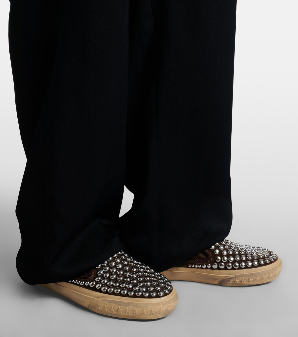 Golden Goose VCE studded suede slip-on sneakers