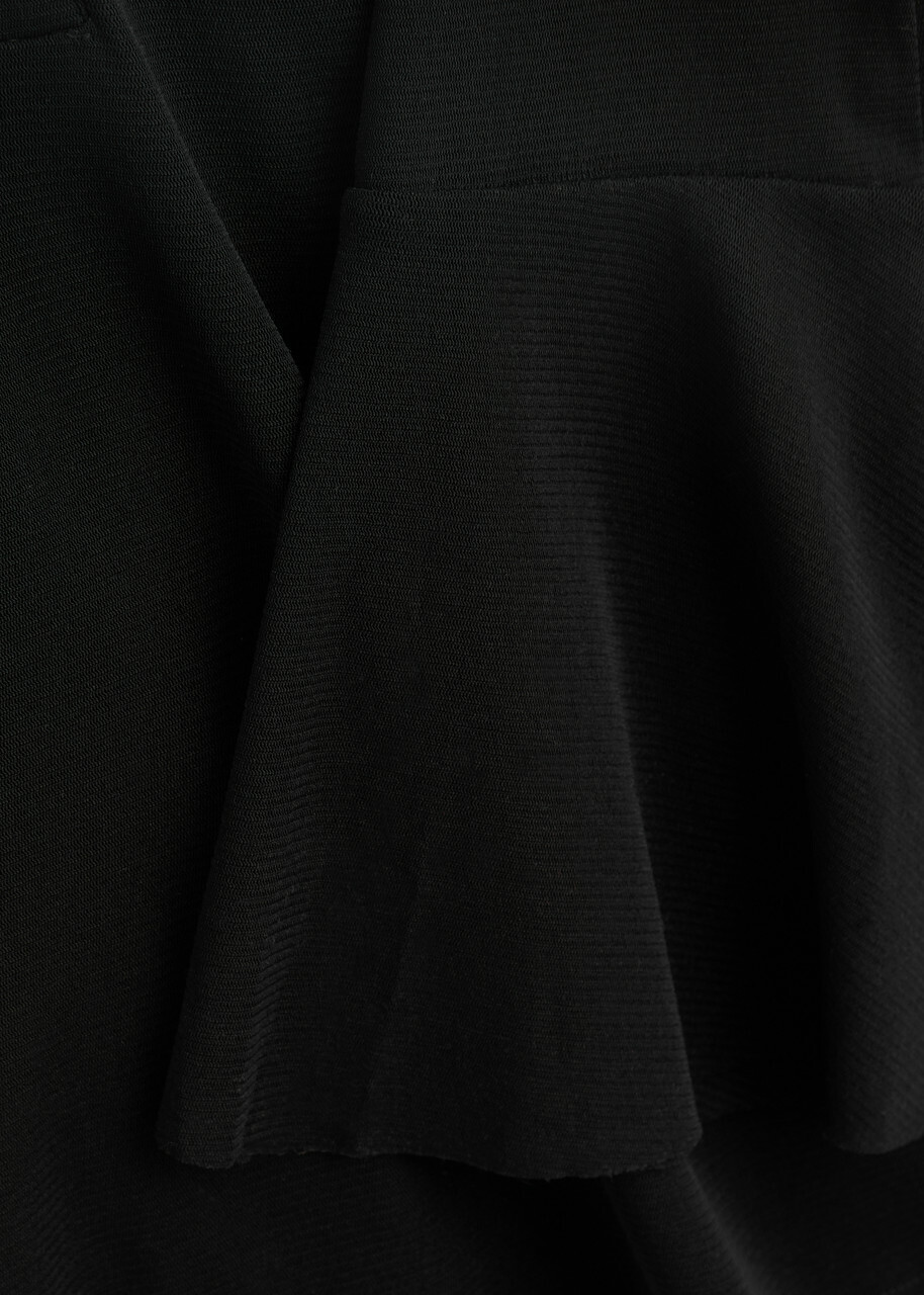 Diane Von Furstenberg Mackenzie Tulle top Black